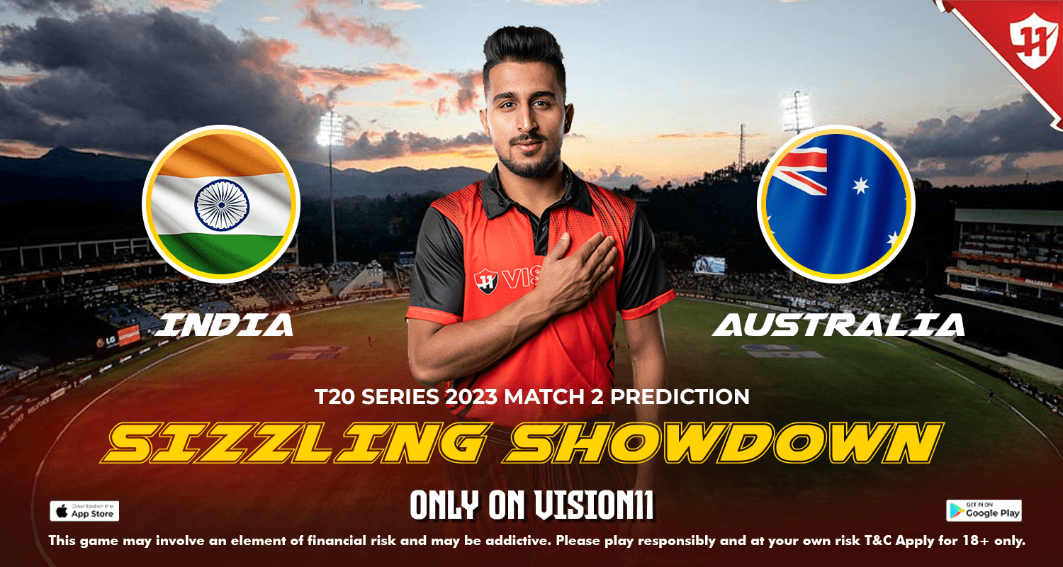 India vs Australia T20 Series 2023 Match 2 Prediction Sizzling