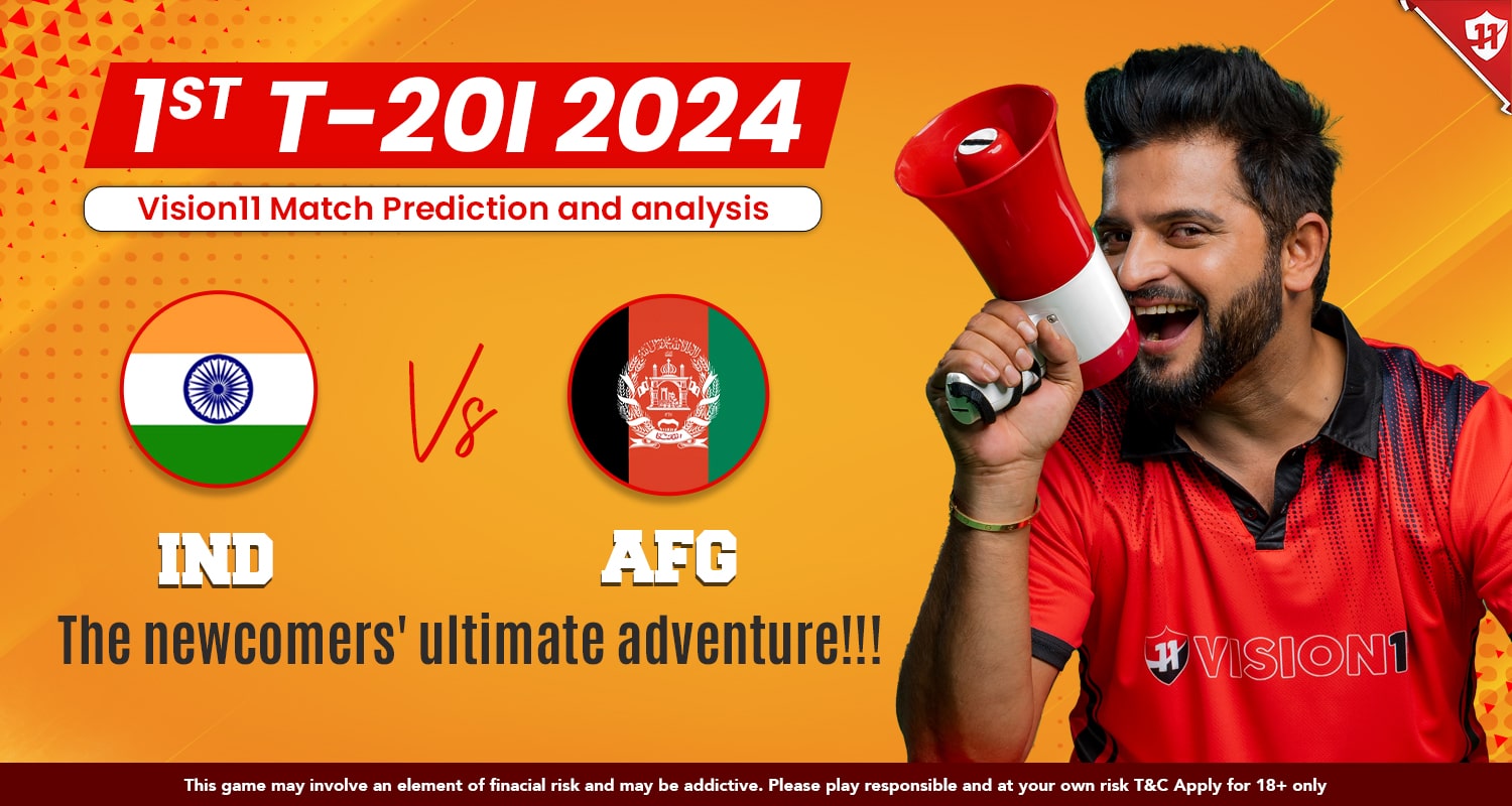 India vs Afghanistan 1st T20I Vision 11 Match Prediction and Analysis