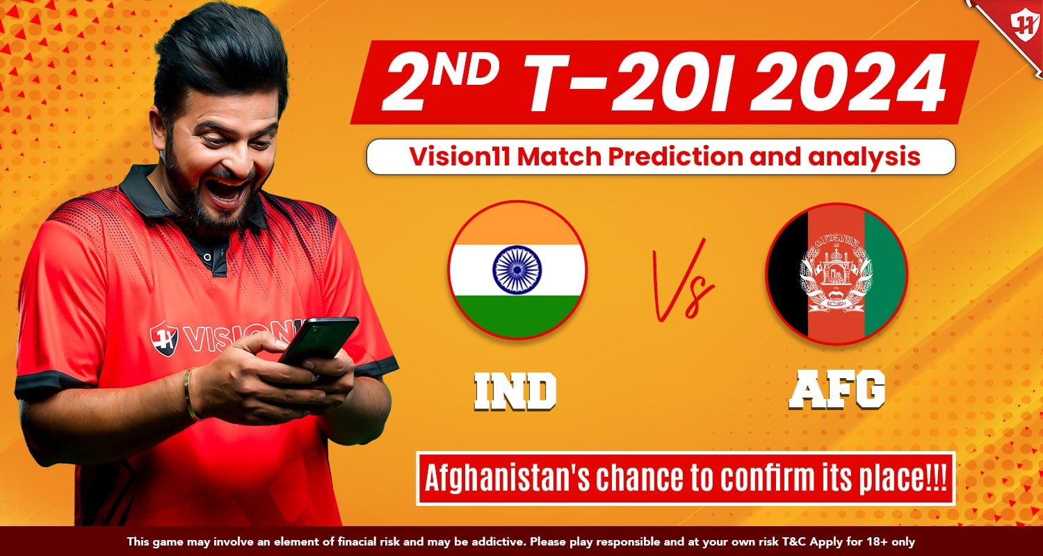 India vs Afghanistan 2nd T20I Vision 11 Match Prediction And Analysis