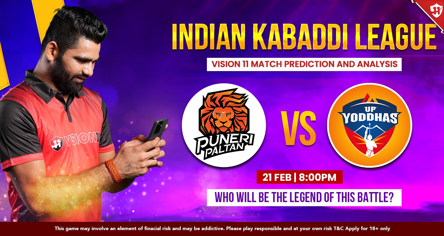 Puneri Paltan vs UP Yoddhas IKL 10 Match Vision11 Prediction And Analysis
