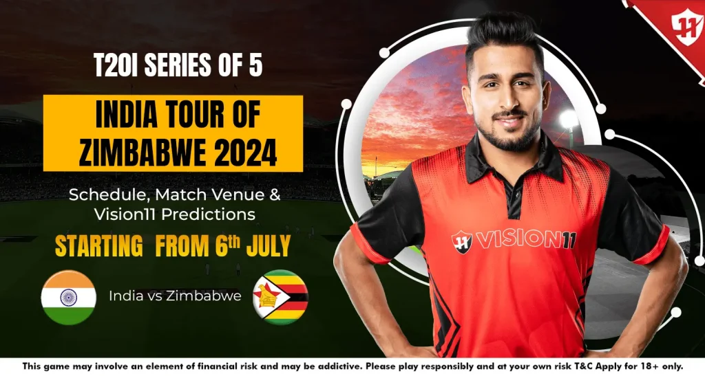 India Tour of Zimbabwe 2024 : Full Schedule, Venues and Predictions For IND vs ZIM T20I Matches