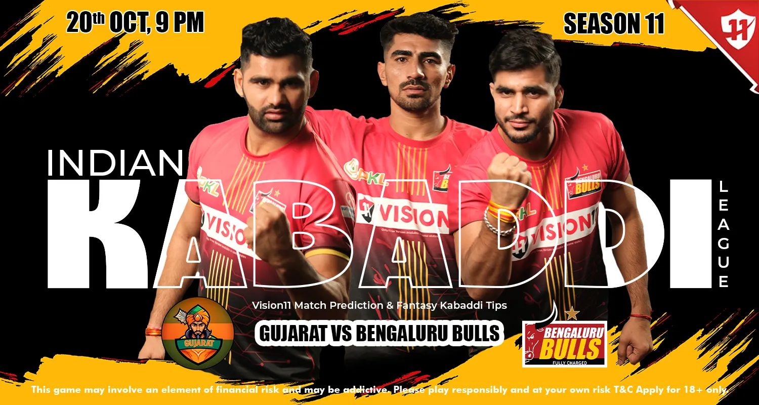 Indian Kabaddi League 2024: Gujarat vs Bengaluru Bulls Match Prediction & Fantasy Kabaddi Tips