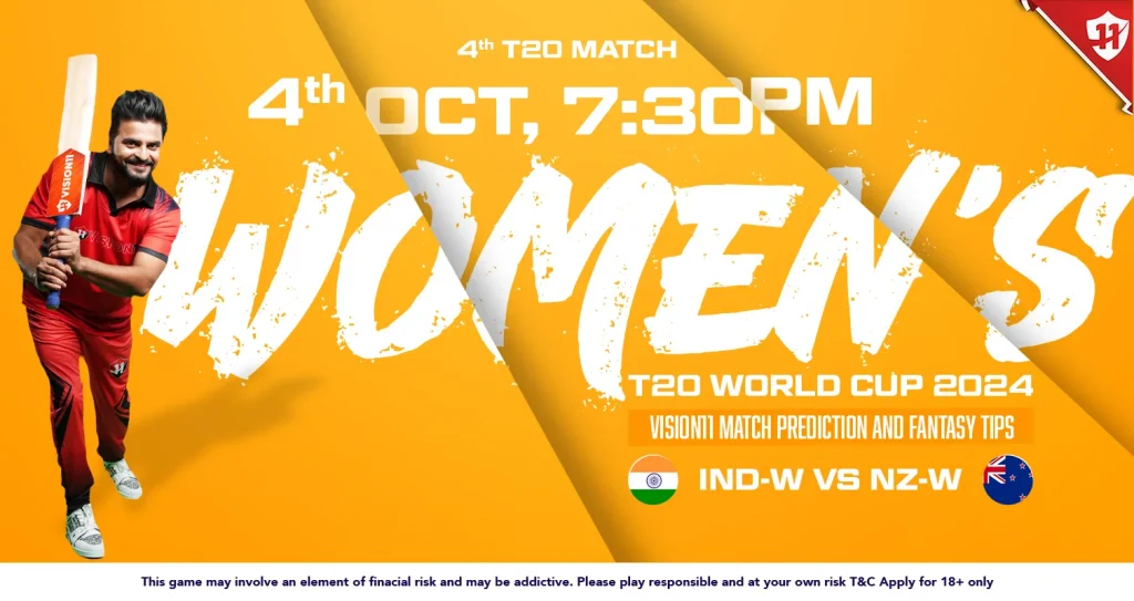 Women’s T20 World Cup 2024: IND-W vs NZ-W 4th T20 Match Prediction, Playing XI, and Fantasy Cricket Tips