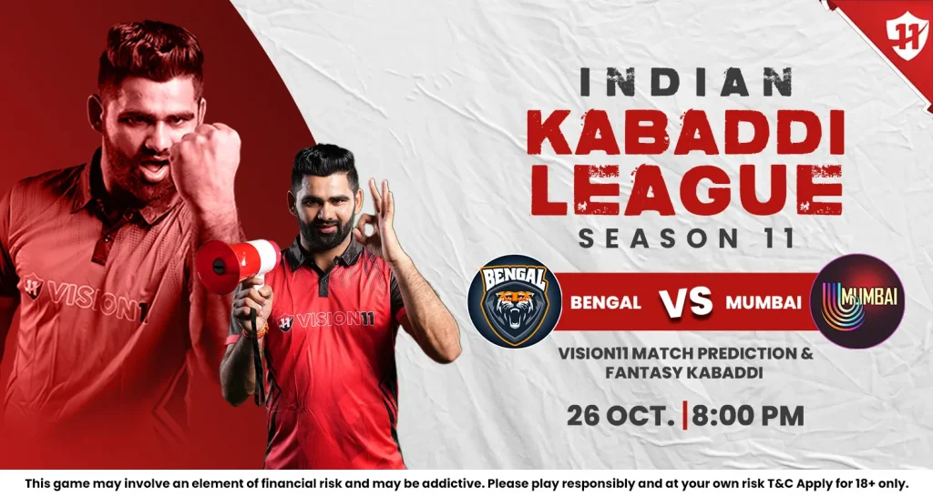 Indian Kabaddi League 2024: IKL11 Mumbai vs Bengal Match Prediction & Fantasy Kabaddi Tips