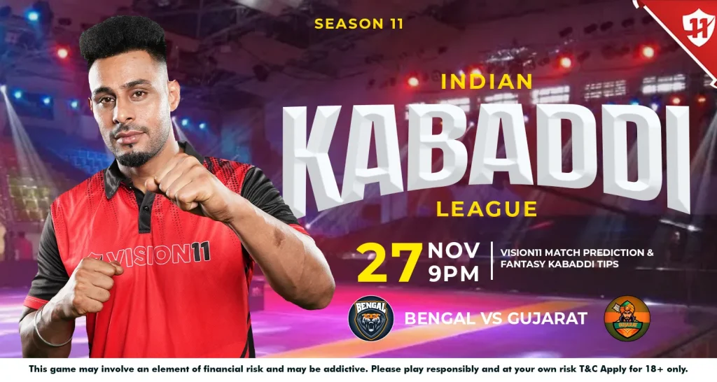 Indian Kabaddi League 2024: IKL-11 Bengal vs Gujarat Match Prediction & Fantasy Kabaddi Tips