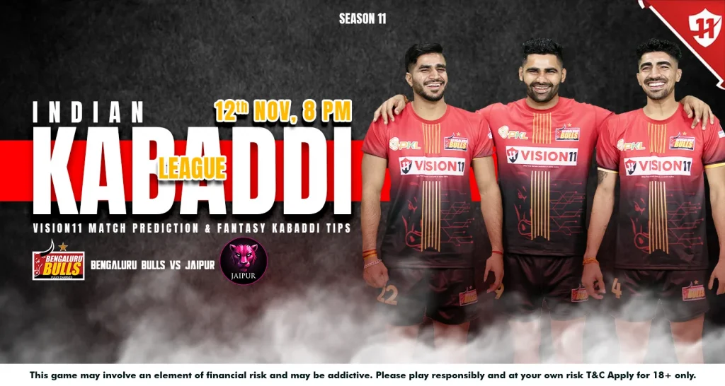 Indian Kabaddi League 2024: IKL11 Bengaluru Bulls vs Jaipur Match Prediction & Fantasy Kabaddi Tips