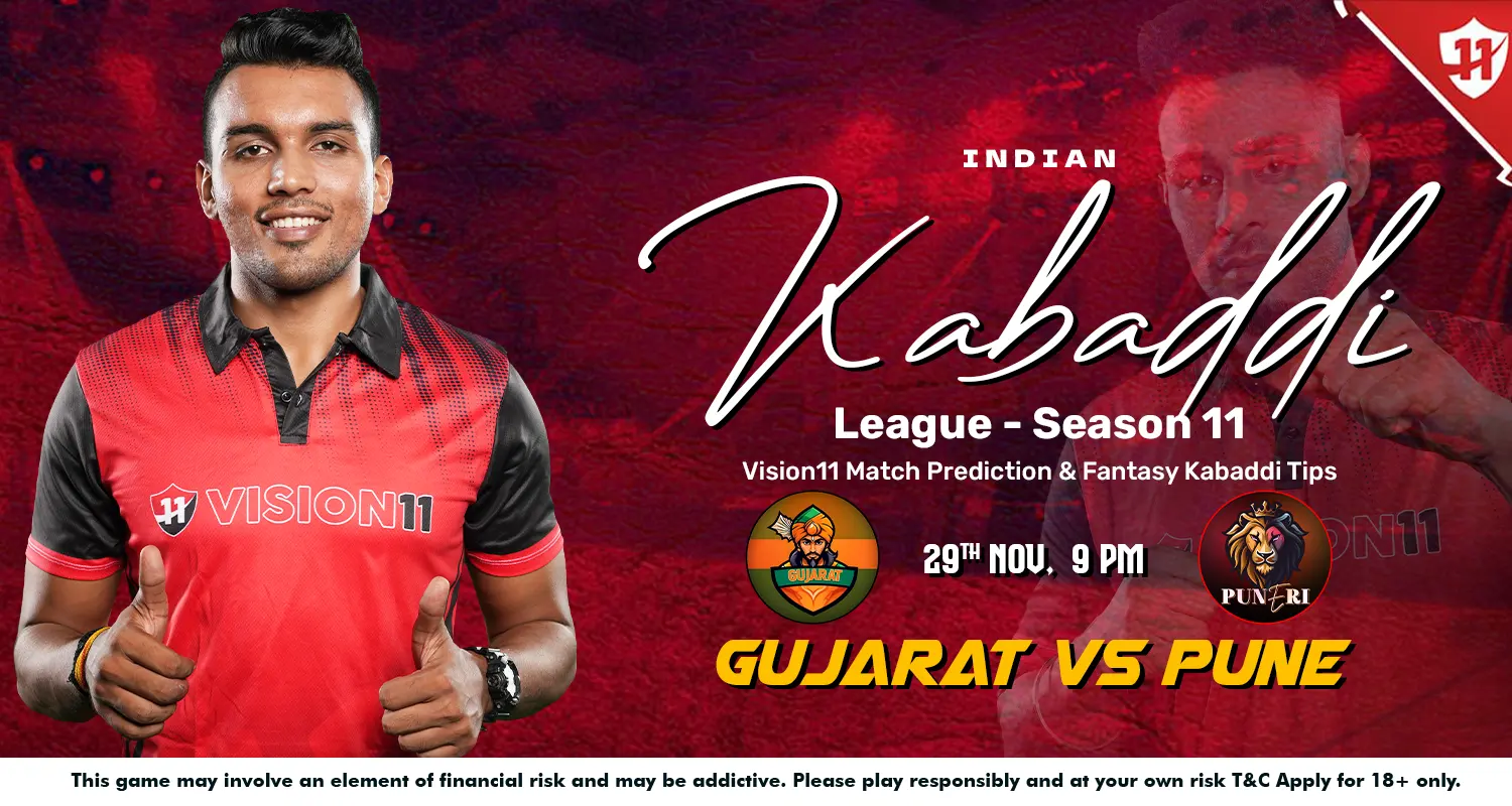 Indian Kabaddi League 2024: IKL-11 Gujarat vs Pune Match Prediction & Fantasy Kabaddi Tips