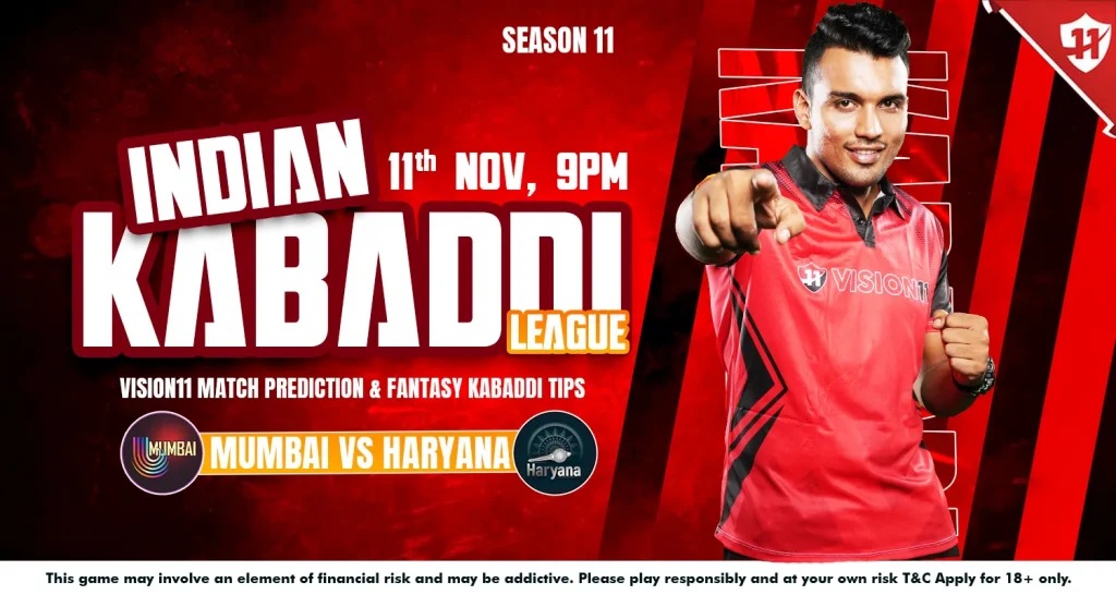 Indian Kabaddi League 2024: IKL11 Mumbai vs Haryana Match Prediction & Fantasy Kabaddi Tips