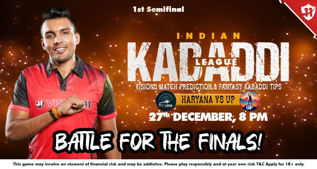 Indian Kabaddi League 2024: 1st Semi-Final Haryana vs UP Match Prediction & Fantasy Kabaddi Tips