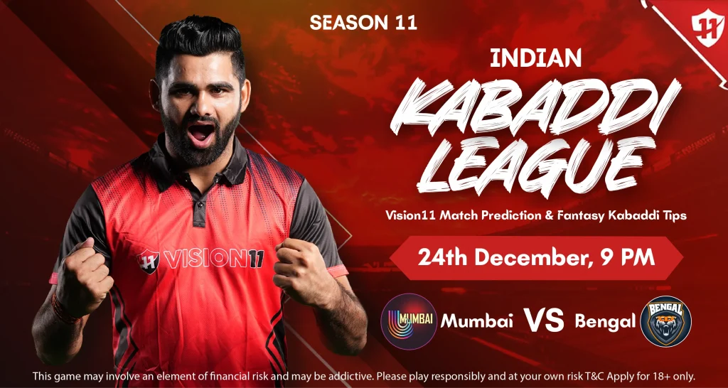 Indian Kabaddi League 2024: IKL-11 Bengal vs Mumbai Match Prediction & Fantasy Kabaddi Tips