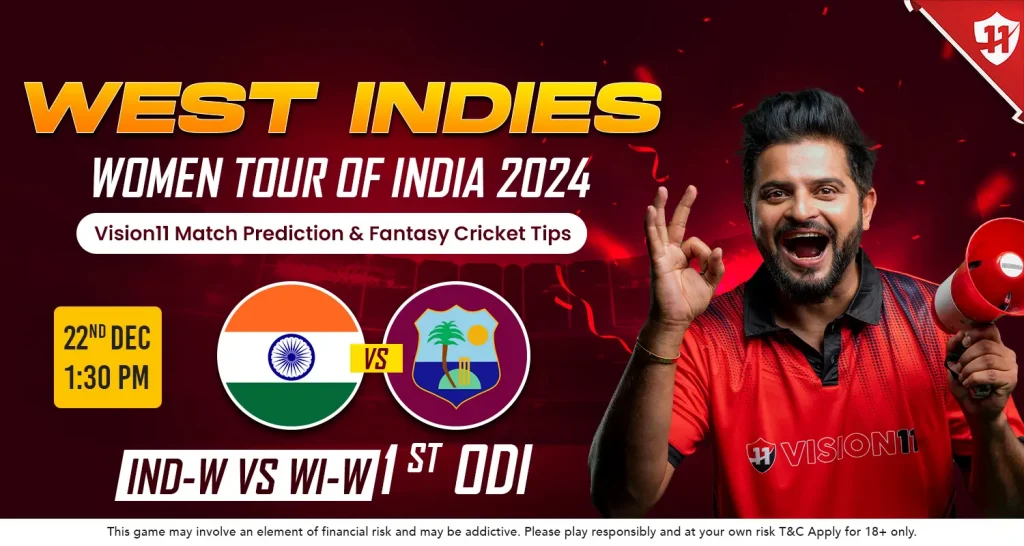 IND-W vs WI-W 1st ODI Match Prediction, Playing XI and Fantasy Cricket Tips