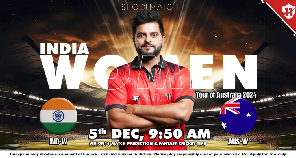 India-W vs Australia-W 1st ODI Match Prediction, Playing XI, and Fantasy Cricket Tips