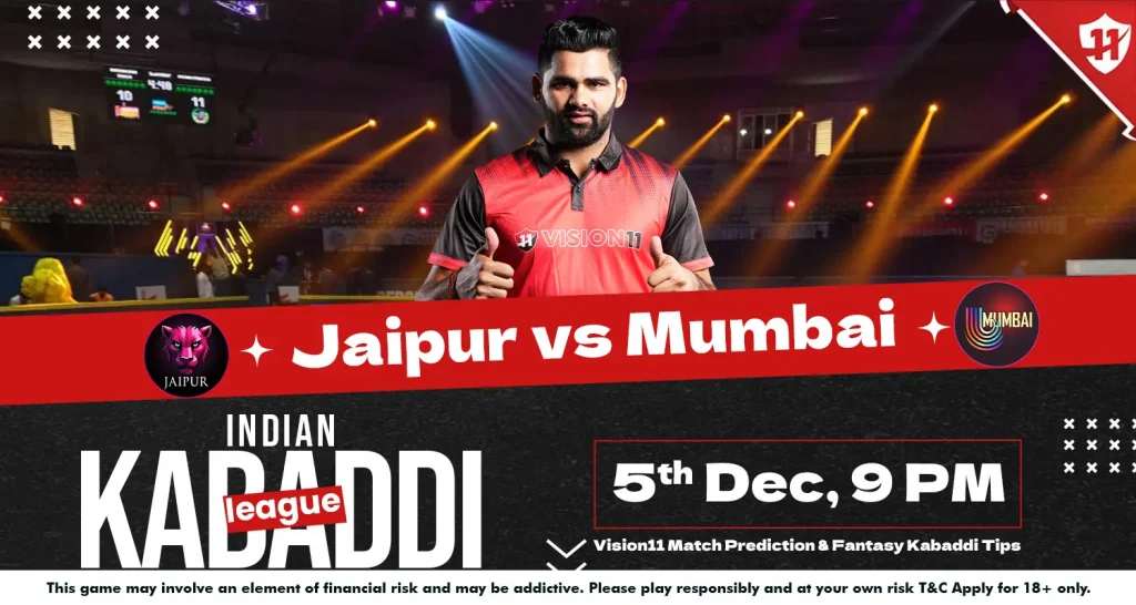 Indian Kabaddi League 2024: IKL-11 Jaipur vs Mumbai Match Prediction & Fantasy Kabaddi Tips