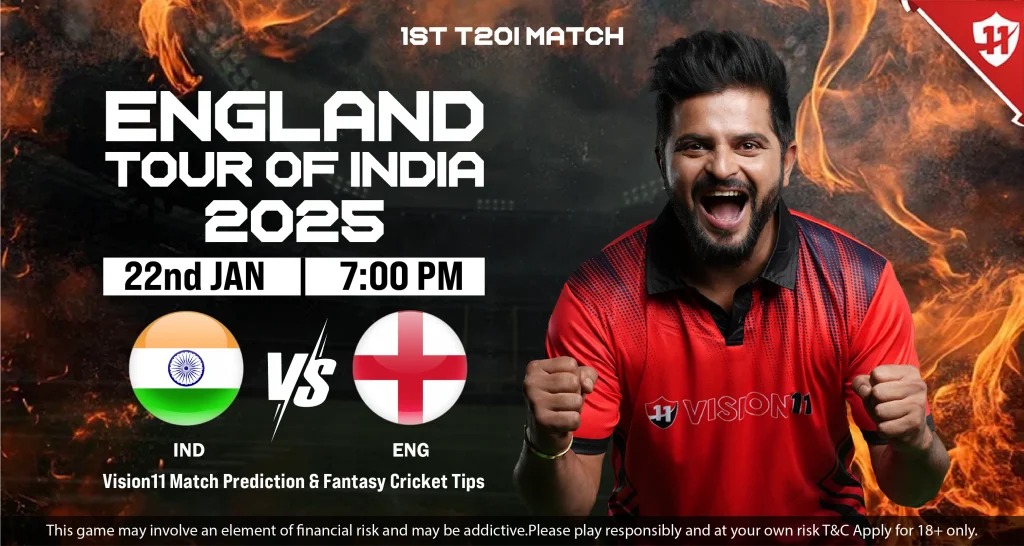 IND vs ENG 1st T20I Match Prediction, Playing XI and Fantasy Cricket Tips