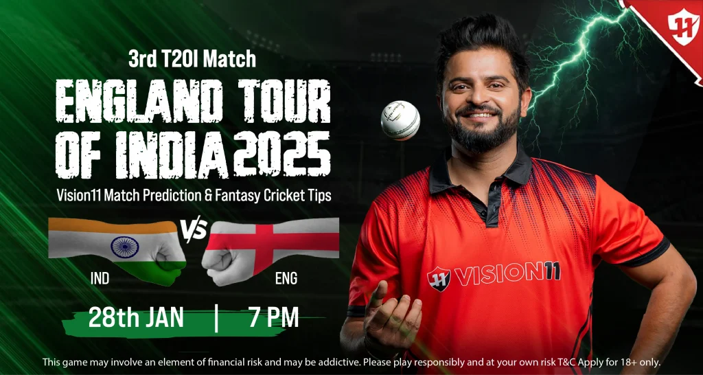 IND vs ENG 3rd T20I Match Prediction, Playing XI and Fantasy Cricket Tips