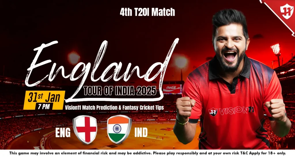 IND vs ENG 4th T20I Match Prediction, Playing XI and Fantasy Cricket Tips