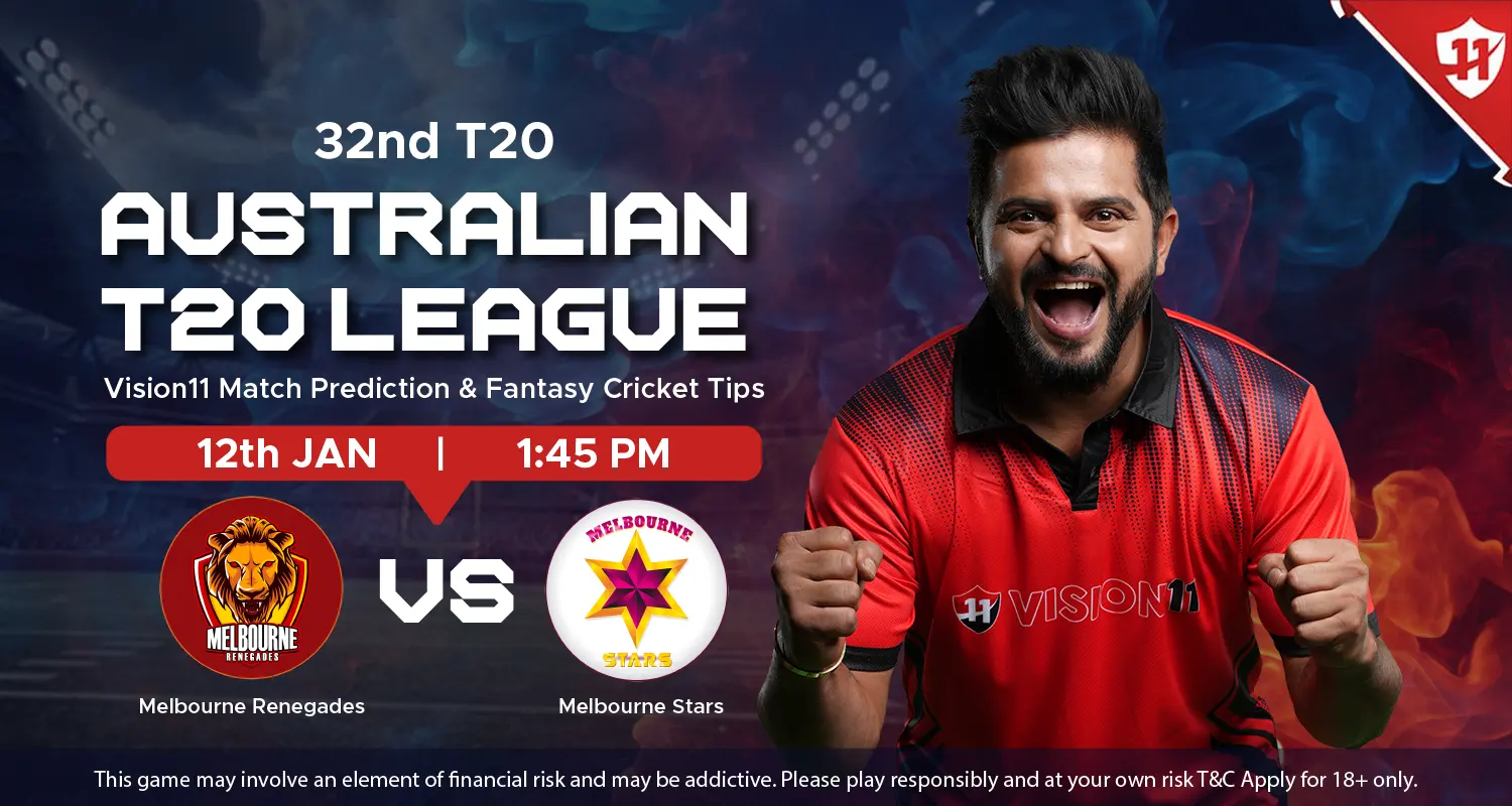 Melbourne Renegades vs Melbourne Stars 32nd T20 match prediction