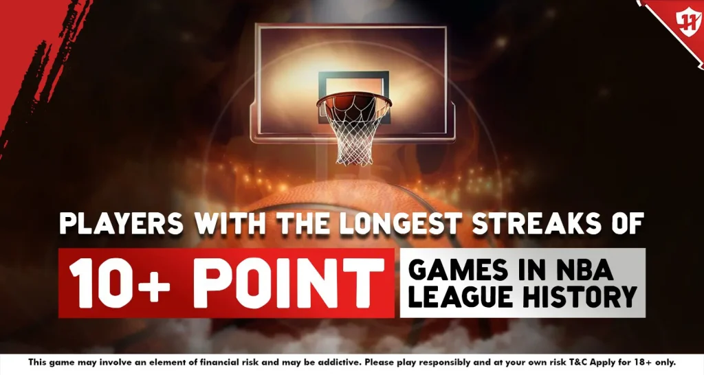 Players with the Longest Streaks of 10+ Point Games in NBA History