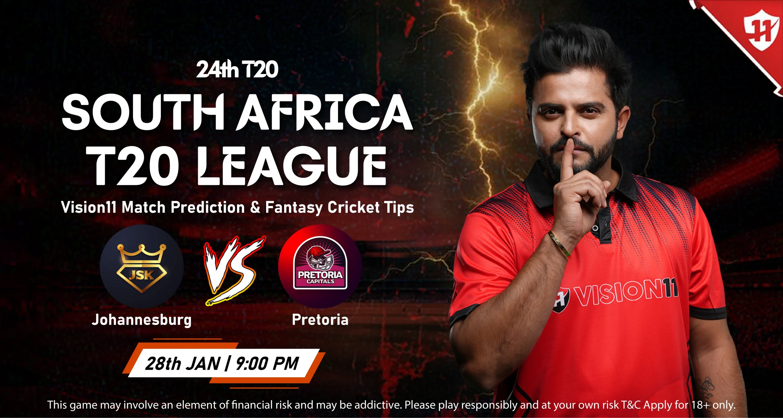 Pretoria vs Johannesburg 24th T20 match prediction