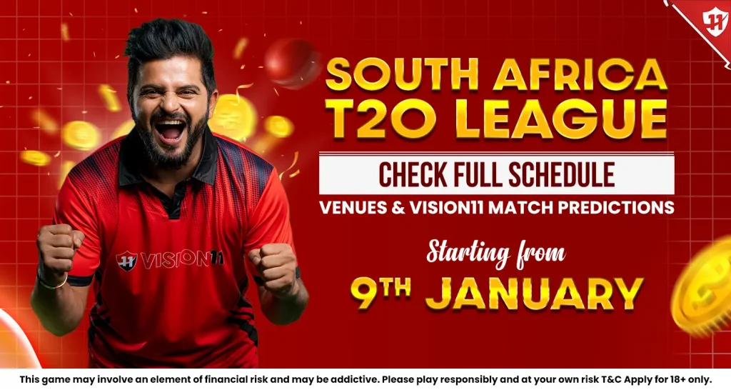 South Africa T20 League 2025 Full Schedule, Venues and Match Predictions