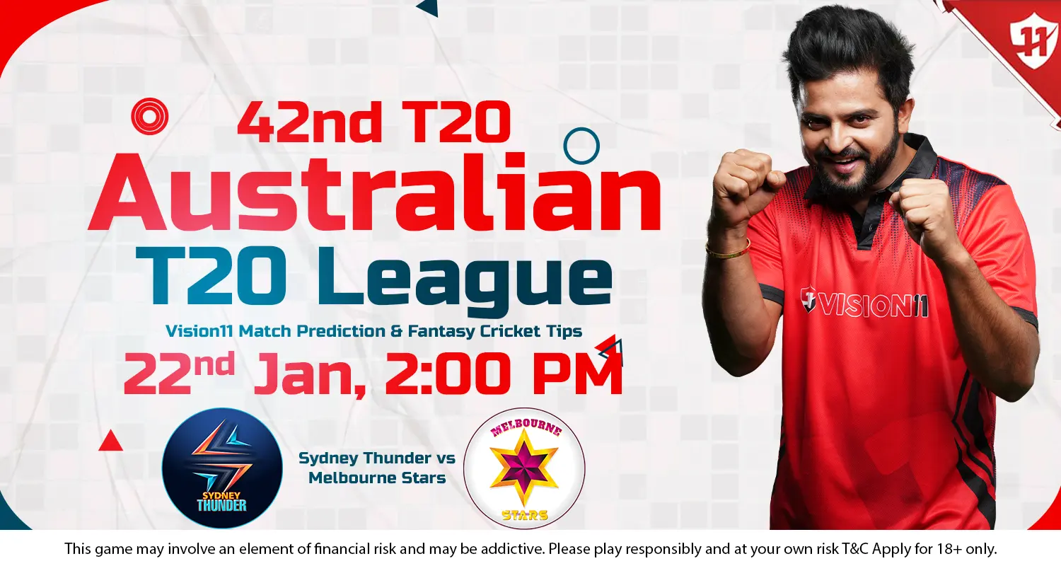 Sydney Thunder vs Melbourne Stars 42nd T20 match prediction