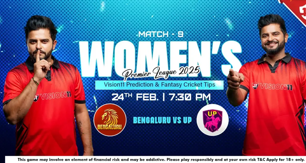 Bengaluru vs UP – Women’s Premier League 2025 9th Match Prediction and Fantasy Cricket Tips