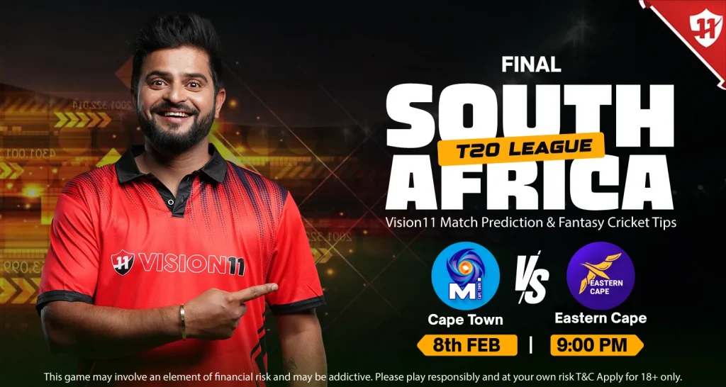 Cape Town vs Eastern Cape, South Africa T20 League Final Match Prediction & Fantasy Cricket Tips