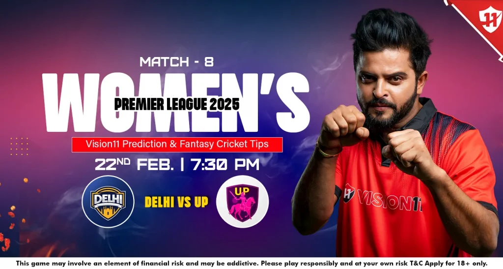 Delhi vs UP – Women’s Premier League 2025 8th Match Prediction and Fantasy Cricket Tips