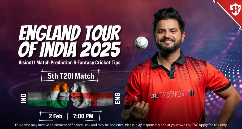 IND vs ENG 5th T20I Match Prediction, Playing XI and Fantasy Cricket Tips