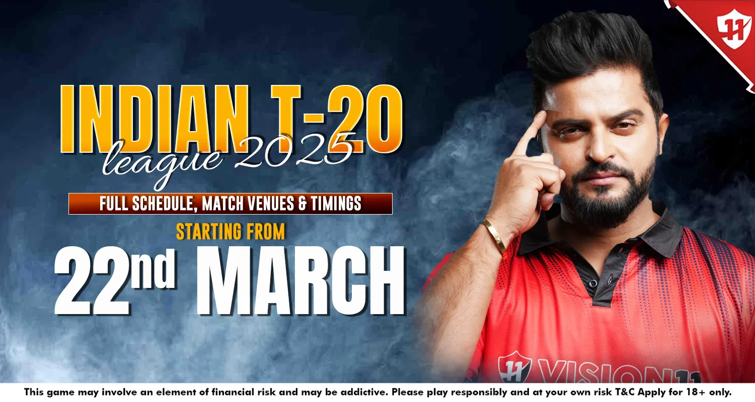 Indian T-20 League 2025 Full Schedule, Squad And Timings | Blog Banner