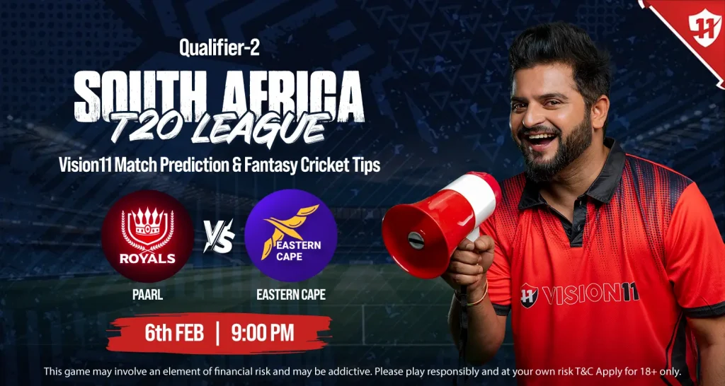 Paarl vs Eastern Cape, Qualifier 2 Match Prediction & Fantasy Cricket Tips – South Africa T20 League